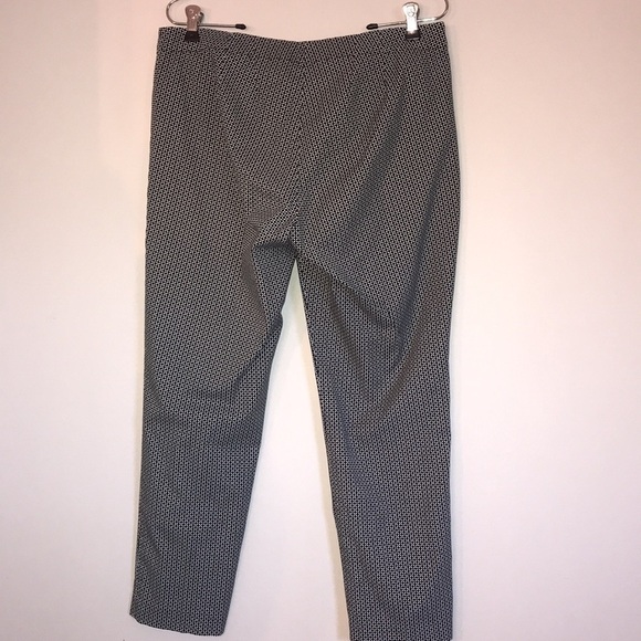 J.Jill Black & White Patterned Pants Size 10 - Picture 5 of 5